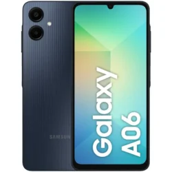 Smartphone Samsung Galaxy A06 128GB 4GB RAM Azul Escuro 6,7" Câm. Dupla + Selfie 8MP